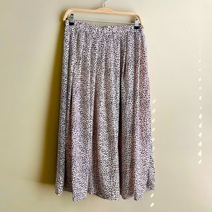 Who What Wear Blush Leopard print Skirt